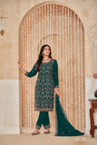 Faux Georgette Palazzo Suit Set with Dupatta EAST0015