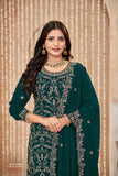 Faux Georgette Palazzo Suit Set with Dupatta EAST0015
