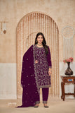 Faux Georgette Palazzo Suit Set with Dupatta EAST0015