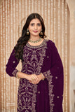 Faux Georgette Palazzo Suit Set with Dupatta EAST0015