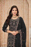 Faux Georgette Palazzo Suit Set with Dupatta EAST0015