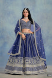 Lehenga choli with premium tikki work LXLG0012