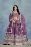 Lehenga choli with premium tikki work LXLG0012
