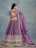 Lehenga choli with premium tikki work LXLG0012