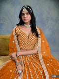 Lehenga choli with premium tikki work LXLG0012