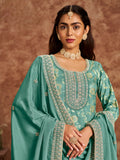 Dola Silk Jacquard Suit with Chinon Dupatta EAST0017