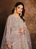 Celestial Net Embroderied Gown EAGW0059