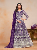 Netra Elegance Embroidered Net Gown EAGW0055