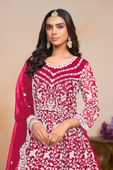 Netra Elegance Embroidered Net Gown EAGW0055