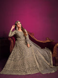 Designer gown on net fabric LXGW0014