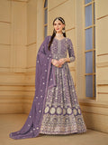 Faux georgette Designer Gown LXGW0019