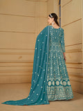 Faux georgette Designer Gown LXGW0019