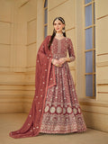 Faux georgette Designer Gown LXGW0019