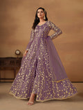 Satin Mist Floral design gown EAGW0065