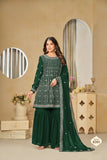 Ethereal Touch Embroideried sharara EASR0065