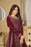 Ethereal Touch Embroideried sharara EASR0065