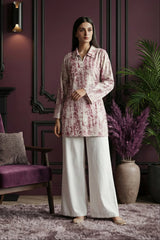 Purple Pure Cotton Printed Co-Ord Set Co-Ord Set CD0015