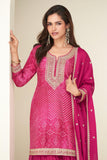 Premium Real Chinon Silk Sharara LXSR0080