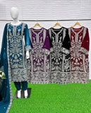Aamira Handworked Pakistani Suit LXPK0077
