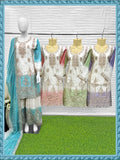 Two Tone Designer Sharara LXSR0077