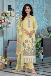 Noor Organza Embroidered Pakistani Suit LXPK0078