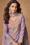 Embroidered Elegance Sharara Suit LXSR0082