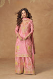 Embroidered Elegance Sharara Suit LXSR0082