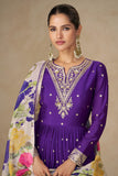 Zariya Silk Ensemble Gown LXGW0049