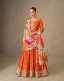 Zariya Silk Ensemble Gown LXGW0049