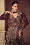 Zariya Silk Ensemble Gown LXGW0051