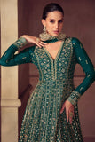 Zariya Silk Ensemble Gown LXGW0051
