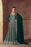 Zariya Silk Ensemble Gown LXGW0051