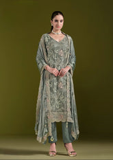 Catonic Organza Suit EAST0044