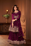 Georgette Embroidery Work SHARARA EASR0010
