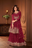 Georgette Embroidery Work SHARARA EASR0010
