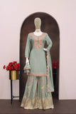 Heavy Chinon sharara with Mat Squence work EASR00020