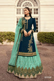Starlit Grace embroidered SHARARA EASR00028