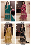 Heavy chinon fab embroderied SHARARA EASR00035