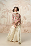 Premium Chinon Silk Luxury Sharara LXSR0006