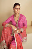 Multi shaded Designer Sharara LXSR0007