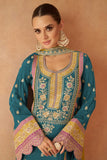 Chinon Charm Embroidered Sharara LXSR0009