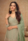 Real Chinon Fabric Luxury Sharara LXSR0010