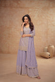 Real Chinon Fabric Luxury Sharara LXSR0010