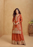 Zarveen Embroidered Sharara LXSR0028