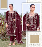 Gleam & Grace Embroidered Luxury Suit LXST0022