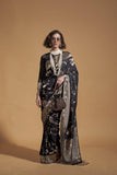 Pure Georgatte Handloom Weaving Saree LXSE0003