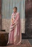 Pure Satin Handloom Saree LXSE0005