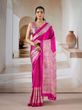 Noorani Ajrakh Crepe Saree EASE0018