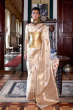 Iraaya Two-Tone Handloom Silk Saree EASE0022