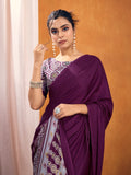 Kutchi Ajrakh Silky Saree EASE0056